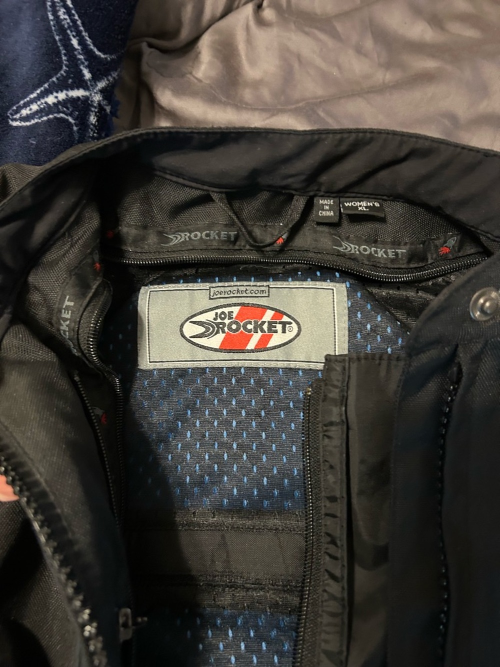 Joe Rocket Women’s Motorcycle Jacket Padded with Black Lined Interior size XL